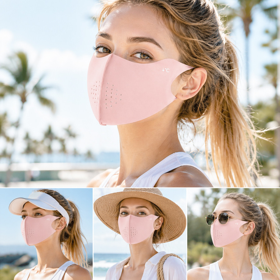 Cooling Summer Sun Mask Outdoo - огляд і ціна Sports Mask Breathable