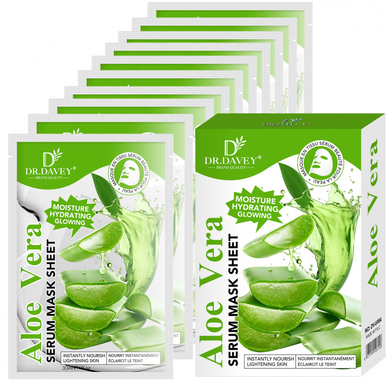 Aloe Vera Serum Facial Mask Sh - огляд і ціна Face Mask Storage Box
