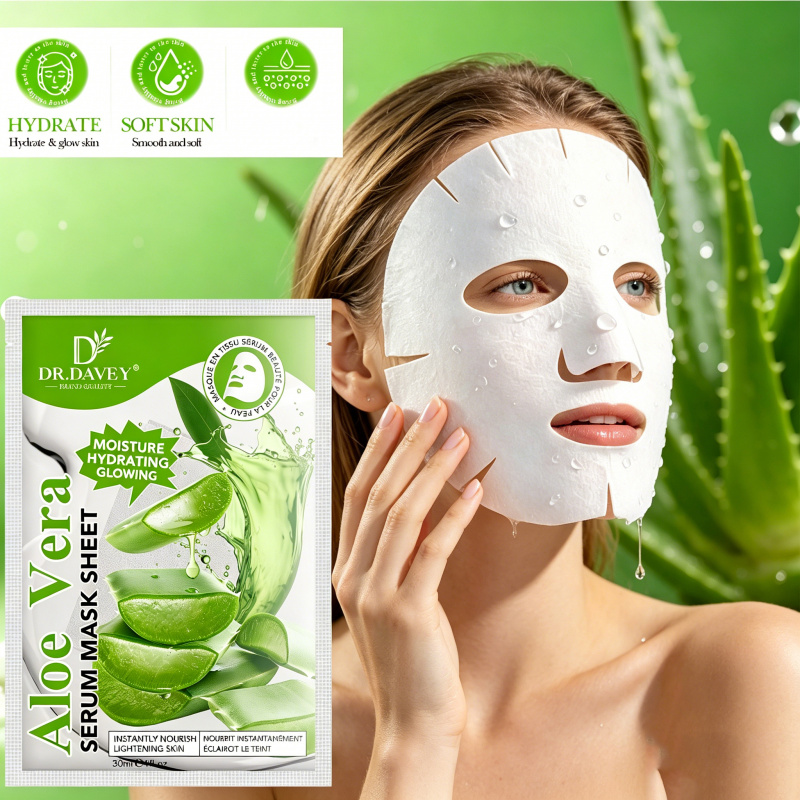 Aloe Vera Serum Facial Mask Sh - огляд і ціна Face Mask Storage Box