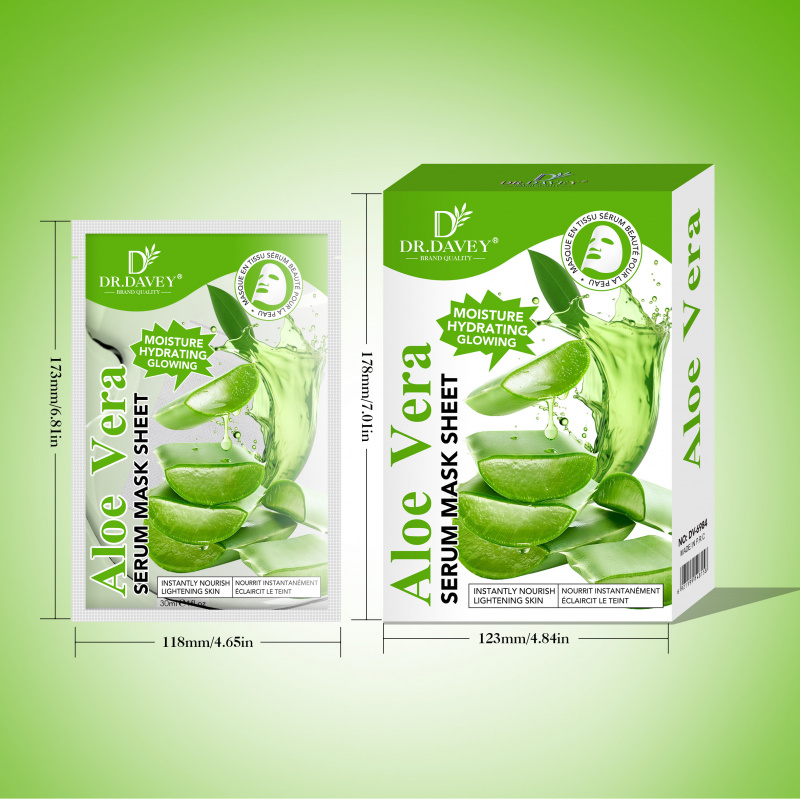 Aloe Vera Serum Facial Mask Sh - огляд і ціна Face Mask Storage Box