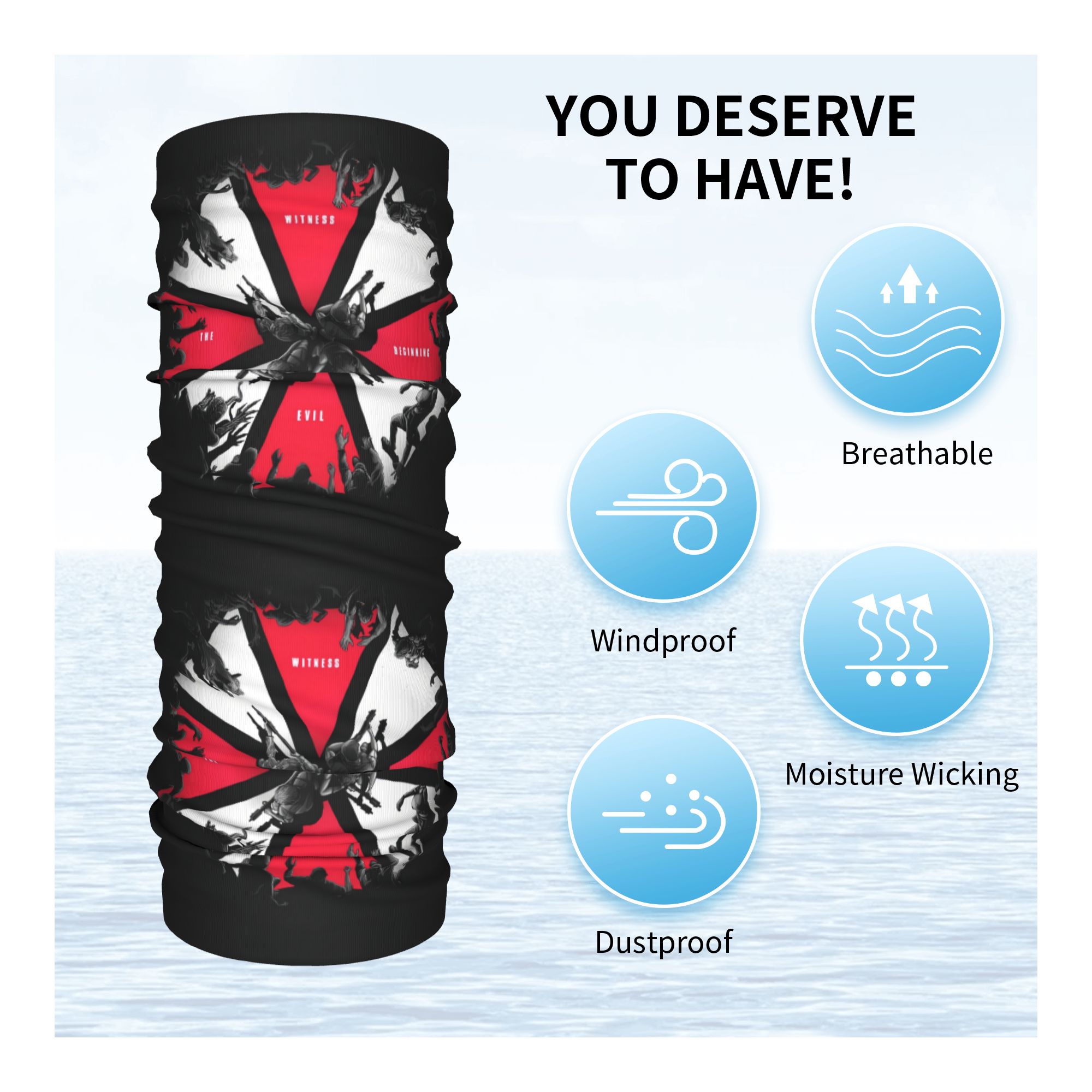 Umbrellas Corporations Residen - огляд і ціна Neck Gaiter Face Cover