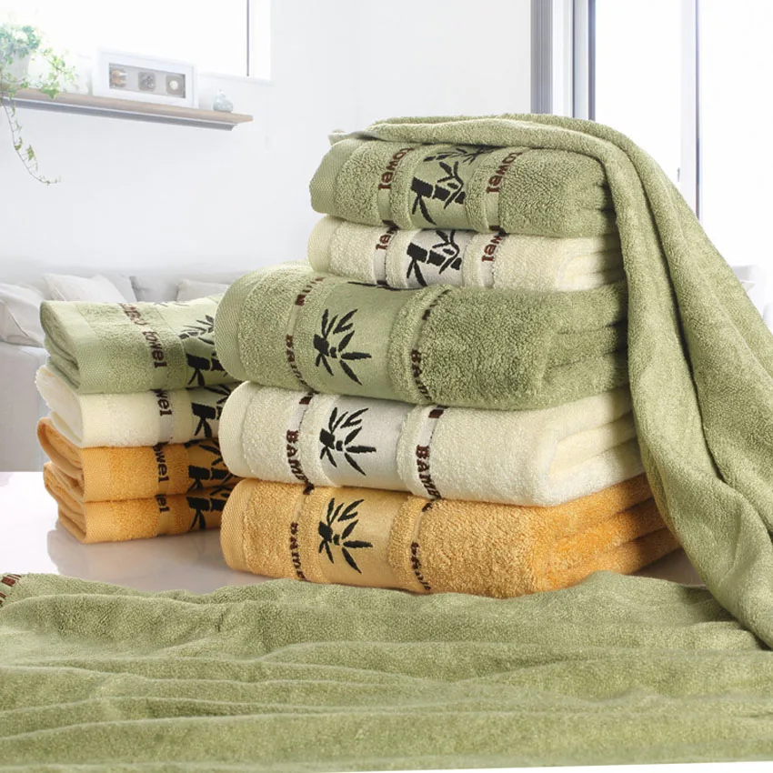 Bamboo Fiber Towels Set Home B - огляд і ціна Cloth Face Mask Washable