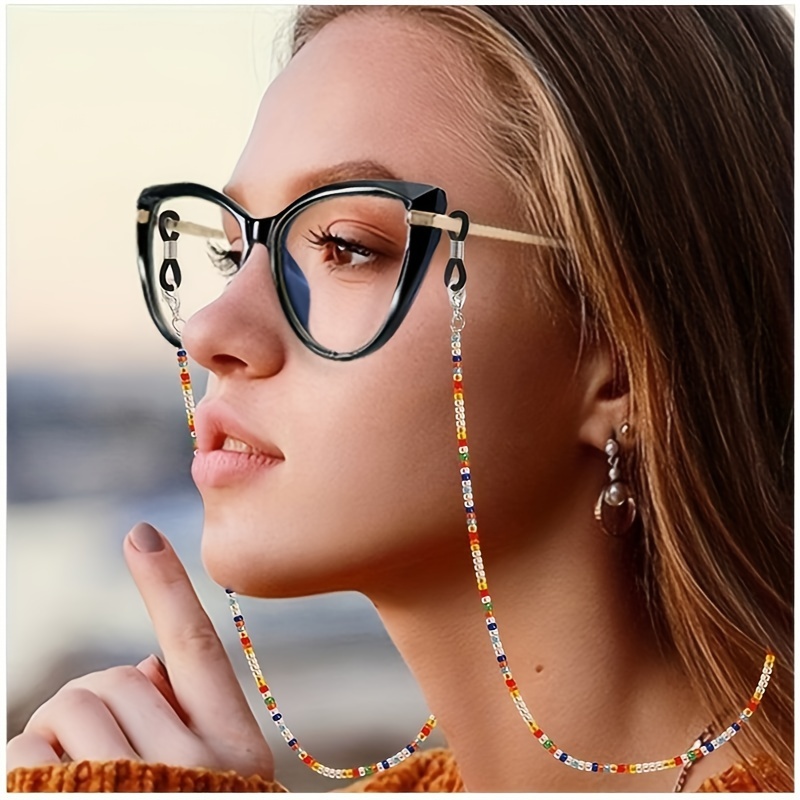 Boho Beaded Glasses Lanyard St - огляд і ціна Mask Lanyard Adjustable