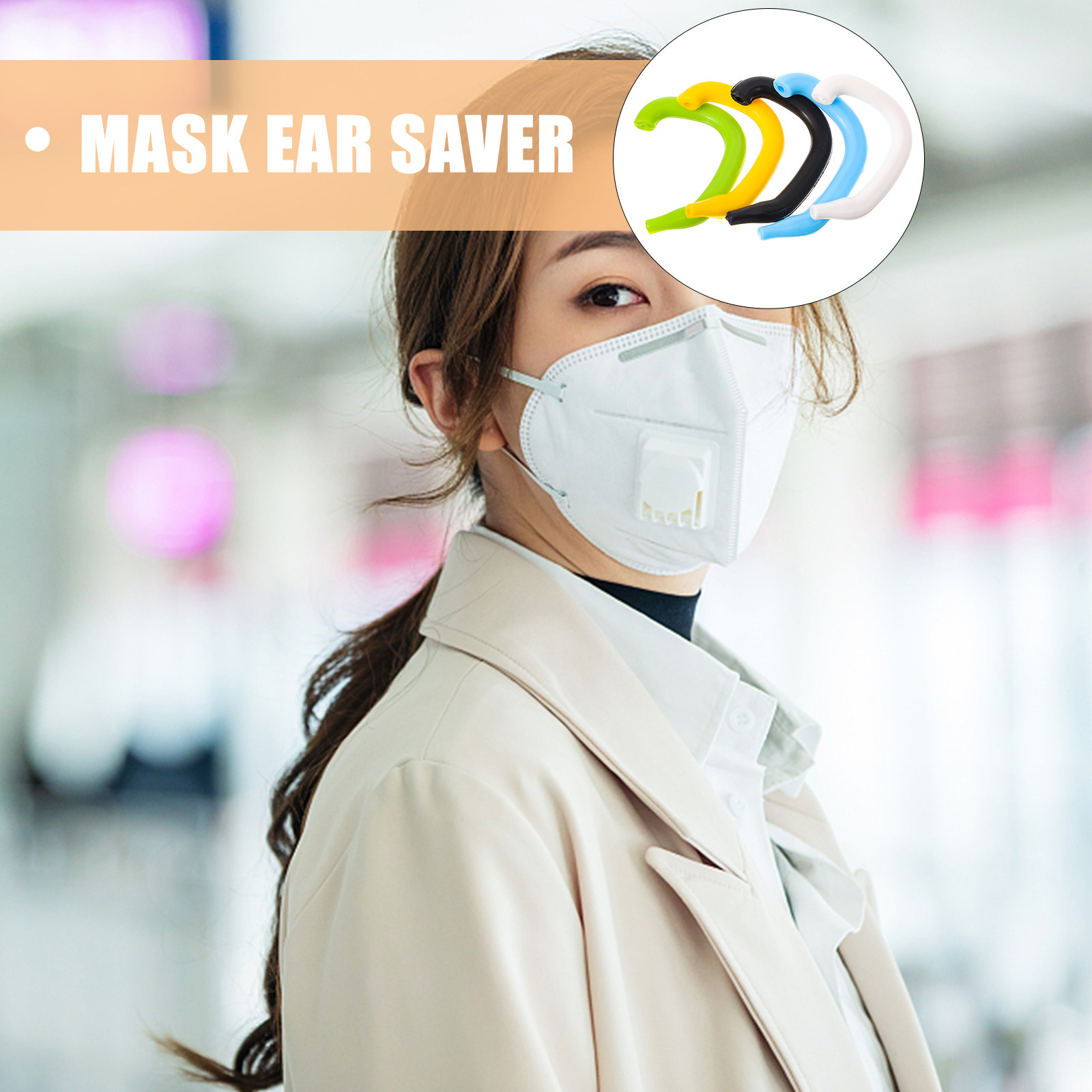5Pcs Premium Silicone Ear Save - огляд і ціна Mask Ear Saver Strap
