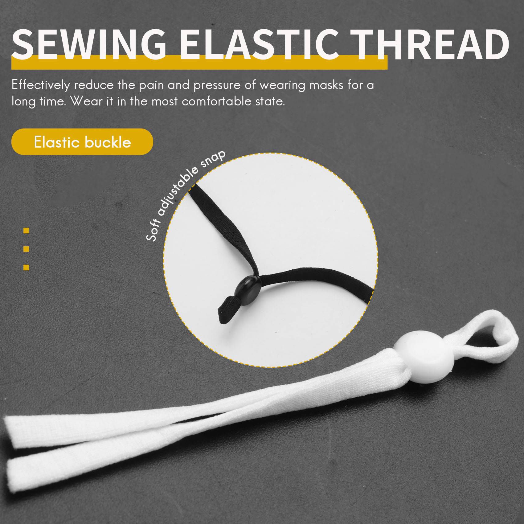 A27F-2000 Pcs Sewing Elastic B - огляд і ціна Mask Lanyard Adjustable
