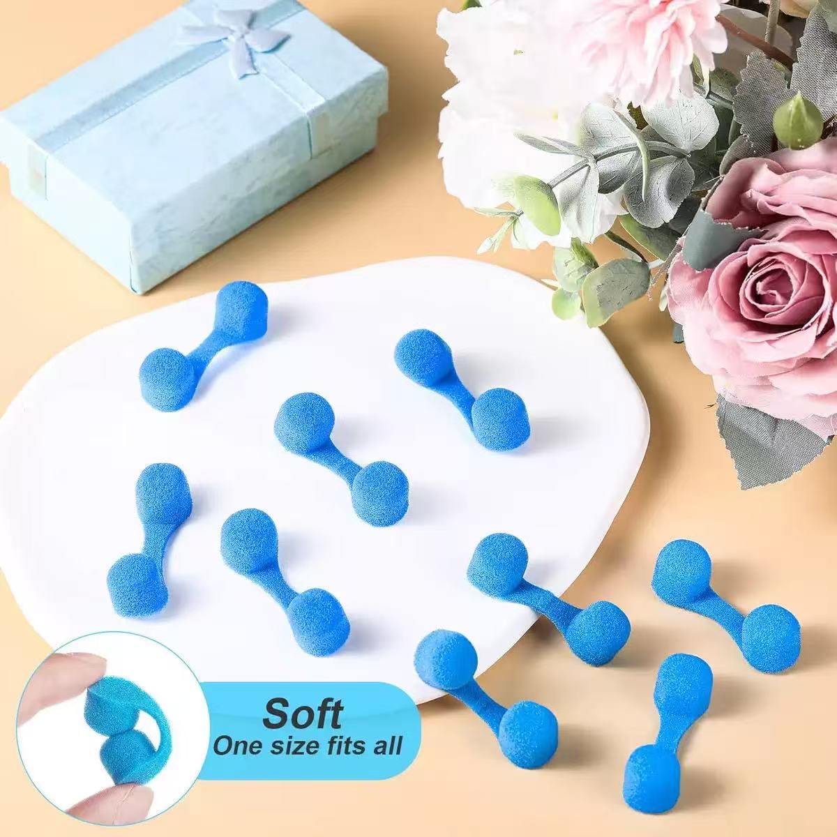 Blue Disposable Sponge Nose Fi - огляд і ціна Disposable Mask Blue