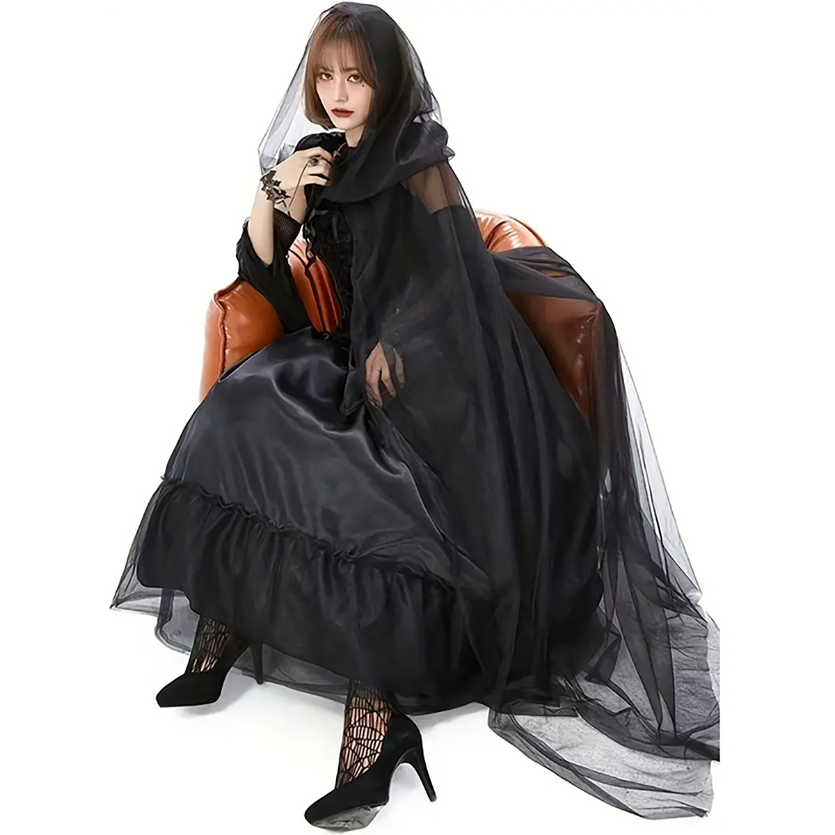 2pcs Set of Black Veil Cape An - огляд і ціна Black Face Mask Pack