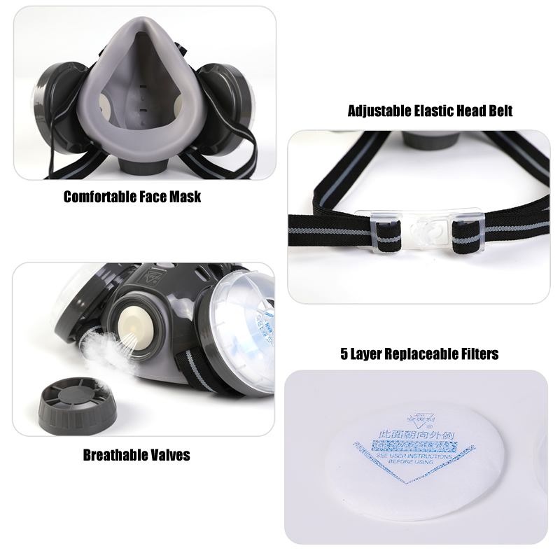 New Anti Dust Mask Full Face R - огляд і ціна Anti Pollution Mask