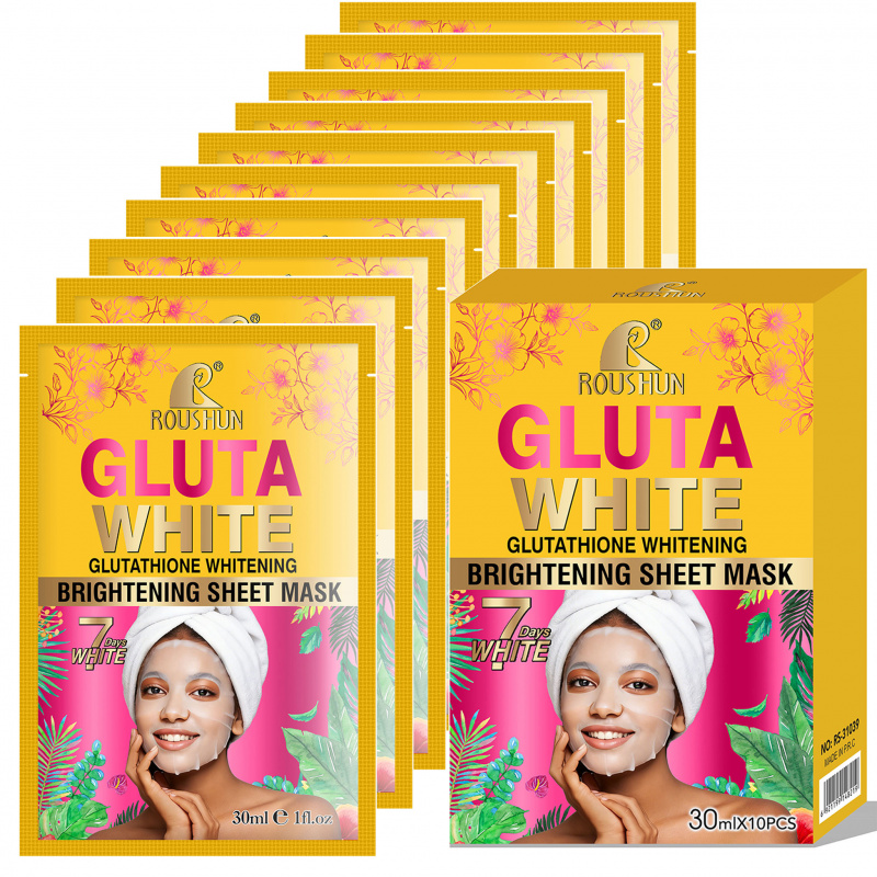 Gluta White Facial Mask Facial - огляд і ціна Face Mask Storage Box