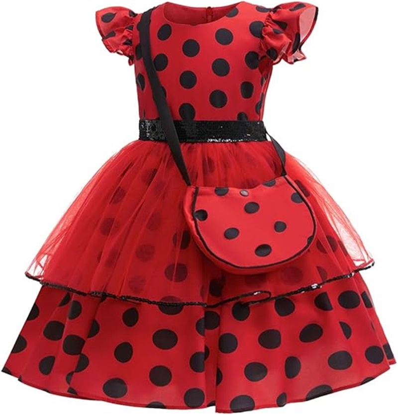 Girls Cosplay Costume Polka Do - огляд і ціна Kids Face Mask