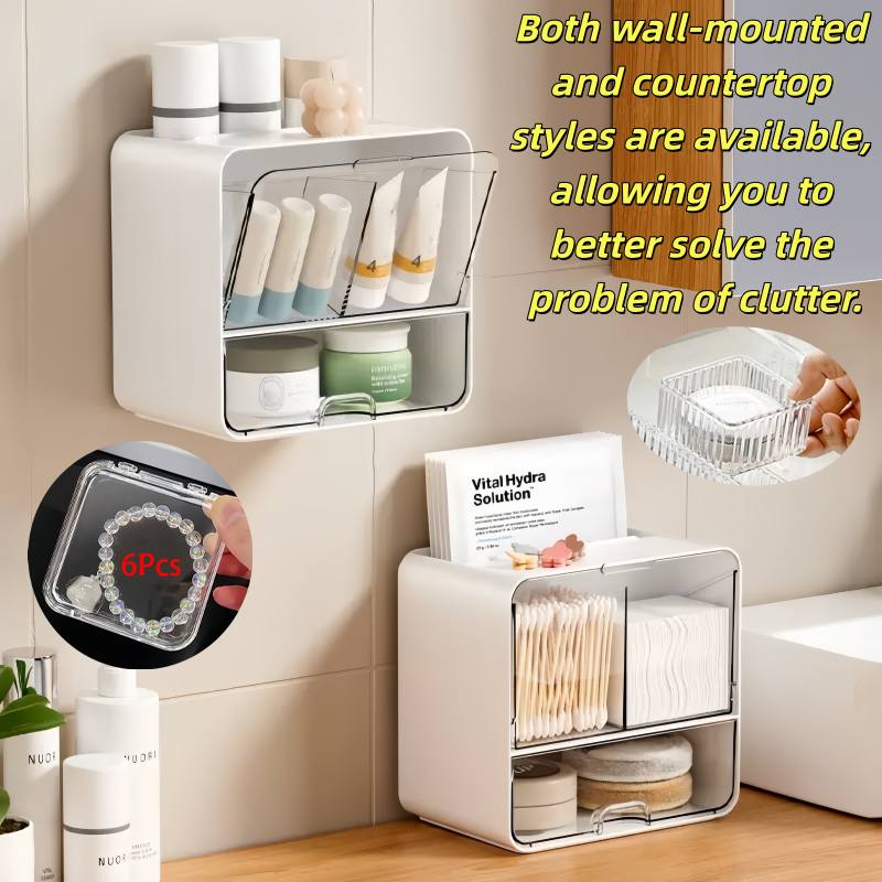 8-Piece Set, One Wall-Mounted  - огляд і ціна Face Mask Storage Box