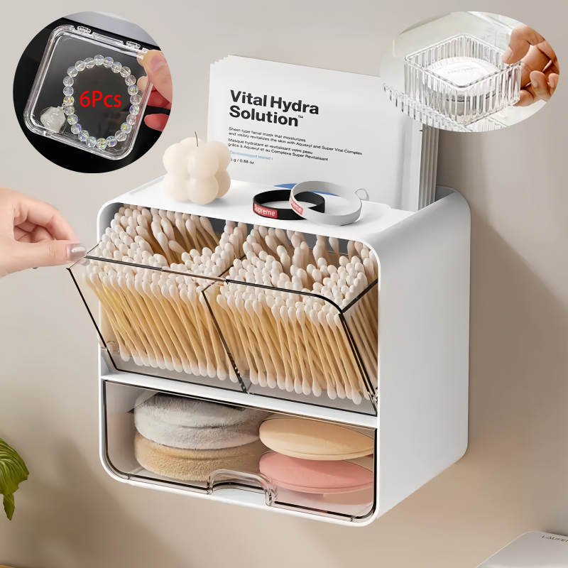 8-Piece Set, One Wall-Mounted  - огляд і ціна Face Mask Storage Box