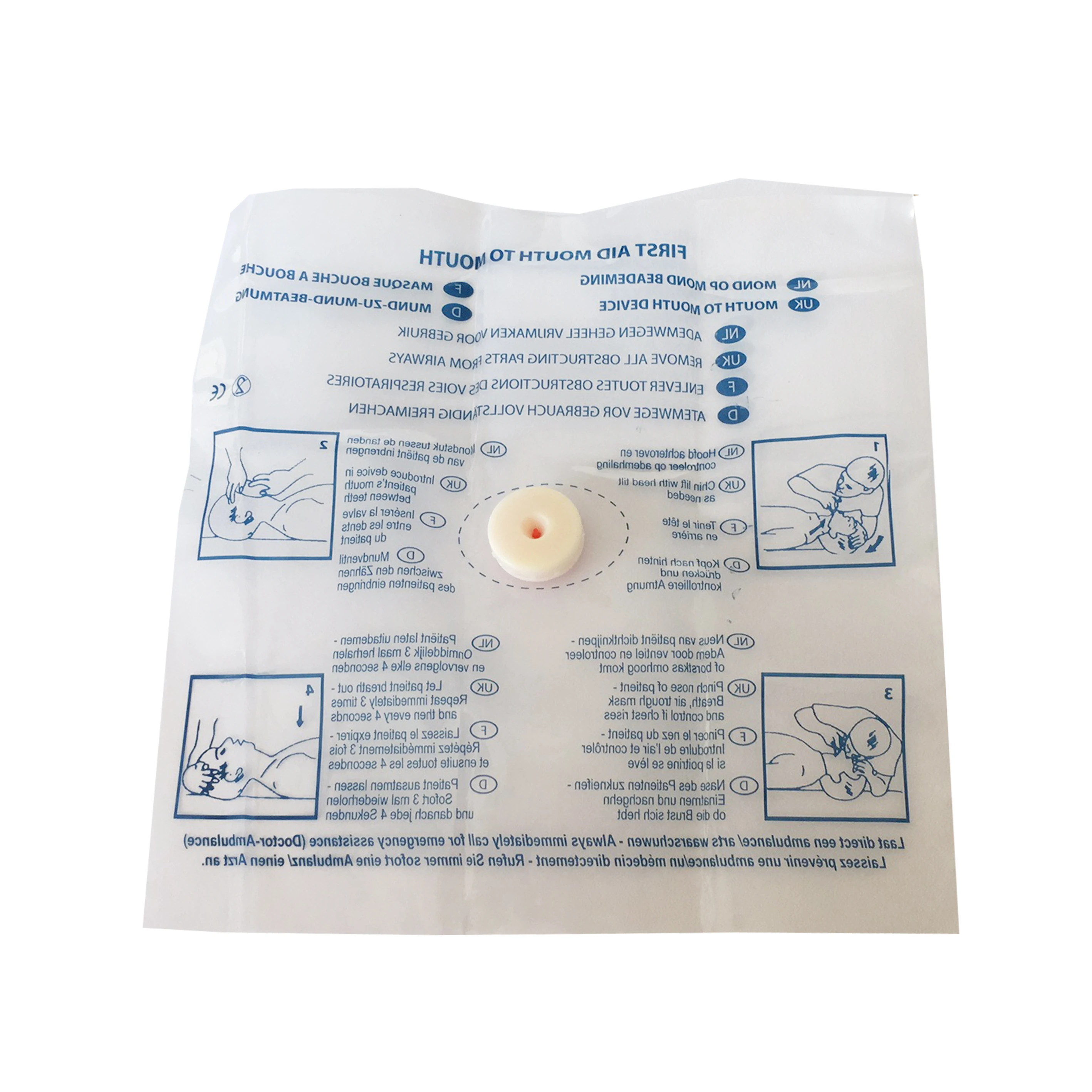 Manufacturer Mouth to Mouth Br - огляд і ціна Disposable Mask Blue
