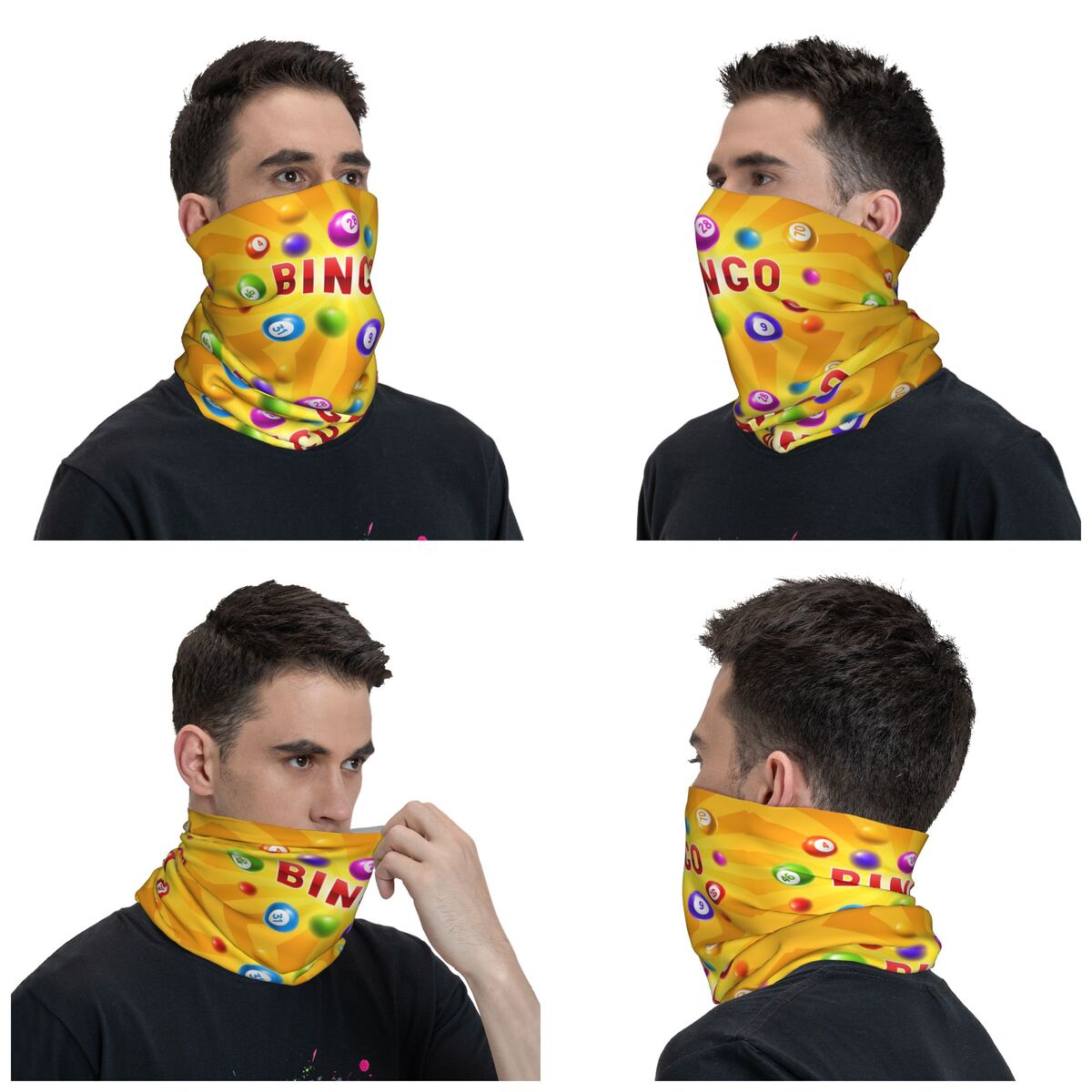 Custom Hot Game Bingo Bandana  - огляд і ціна Neck Gaiter Face Cover