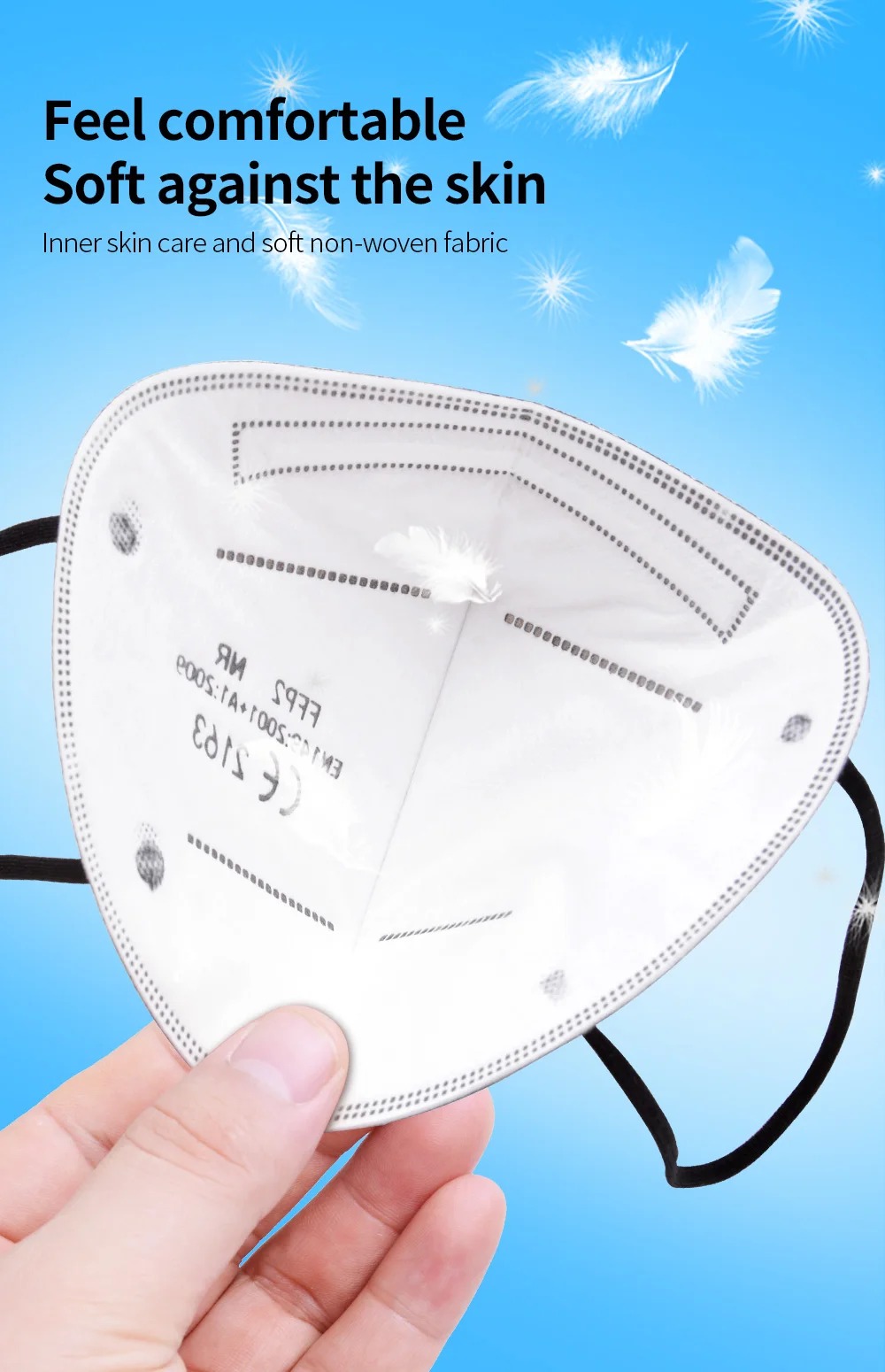 5Layer FFP2 Masks CE Approve K - огляд і ціна Black Face Mask Pack