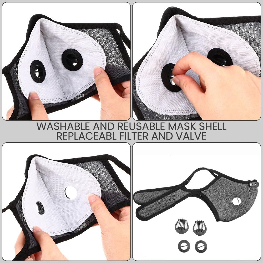 Breathable Ergonomic Dust Mask - огляд і ціна Anti Pollution Mask