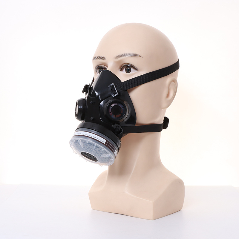 New Half Face Black Gas Mask R - огляд і ціна Dust Mask Construction