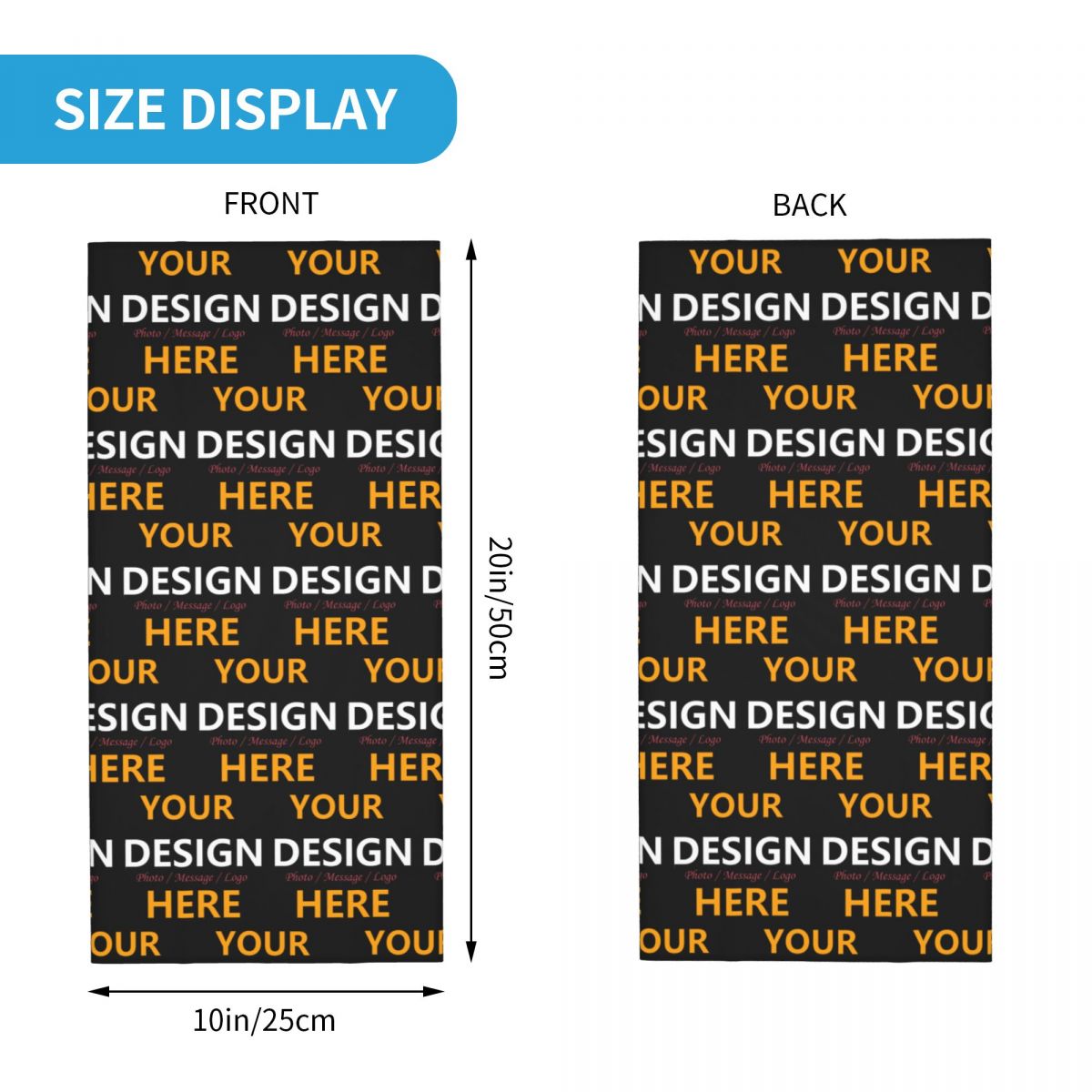 Custom Your Design Here Bandan - огляд і ціна Neck Gaiter Face Cover