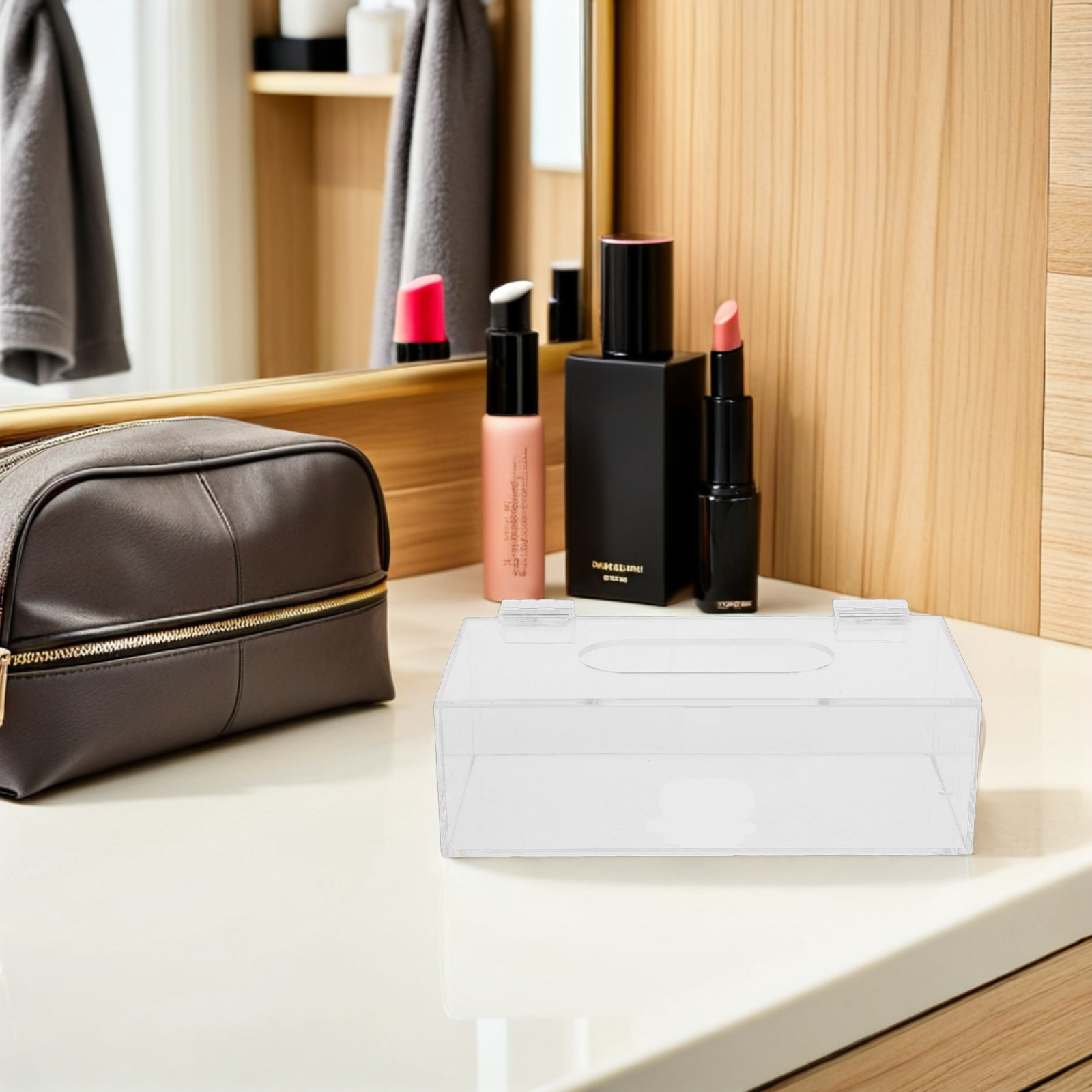 Clear Acrylic Mask Storage Box - огляд і ціна Face Mask Storage Box