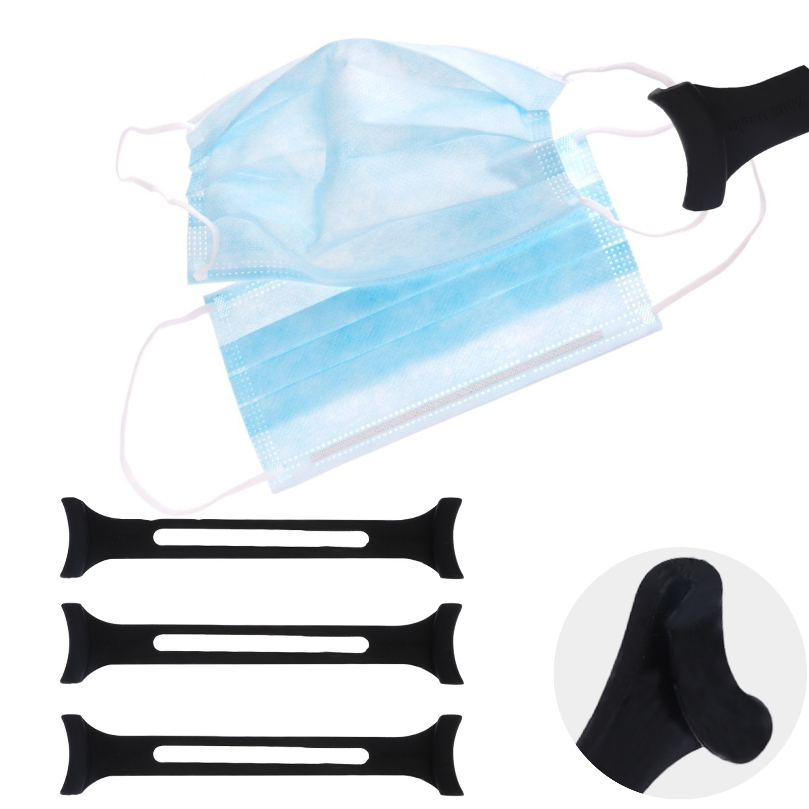 3Pcs Professional Grade Silico - огляд і ціна Mask Ear Saver Strap