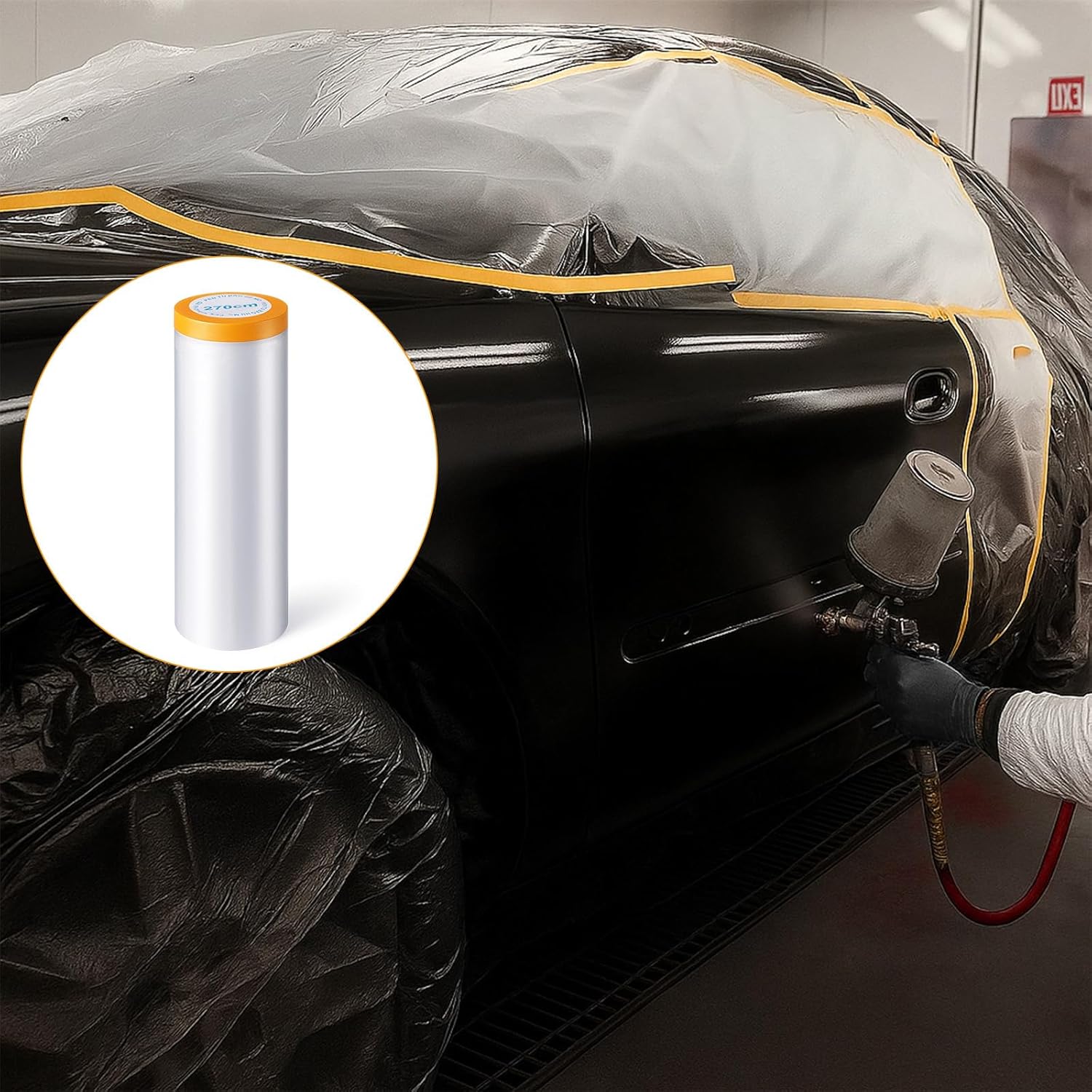 Protective Pre-Taped Masking F - огляд і ціна Dust Mask Construction