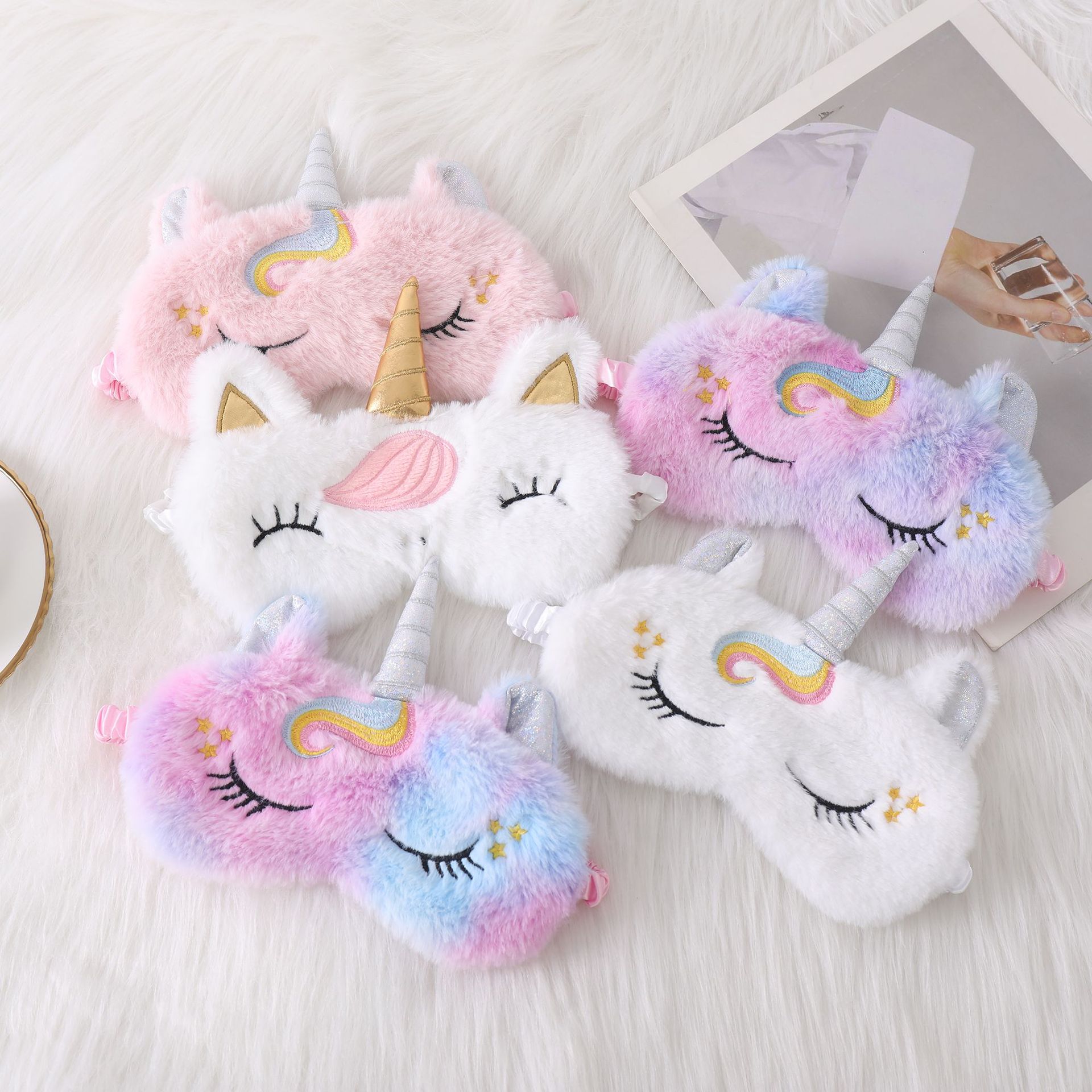 Soft Plush Sleeping Eye Masks  - огляд і ціна Kids Face Mask