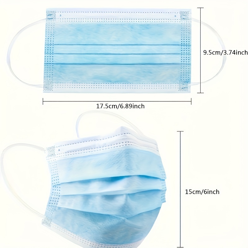 Fast Delivery! 300Pcs Thick Bl - огляд і ціна Disposable Mask Blue