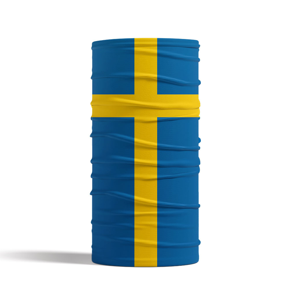 Sweden Flag Printed Bandana He - огляд і ціна Neck Gaiter Face Cover