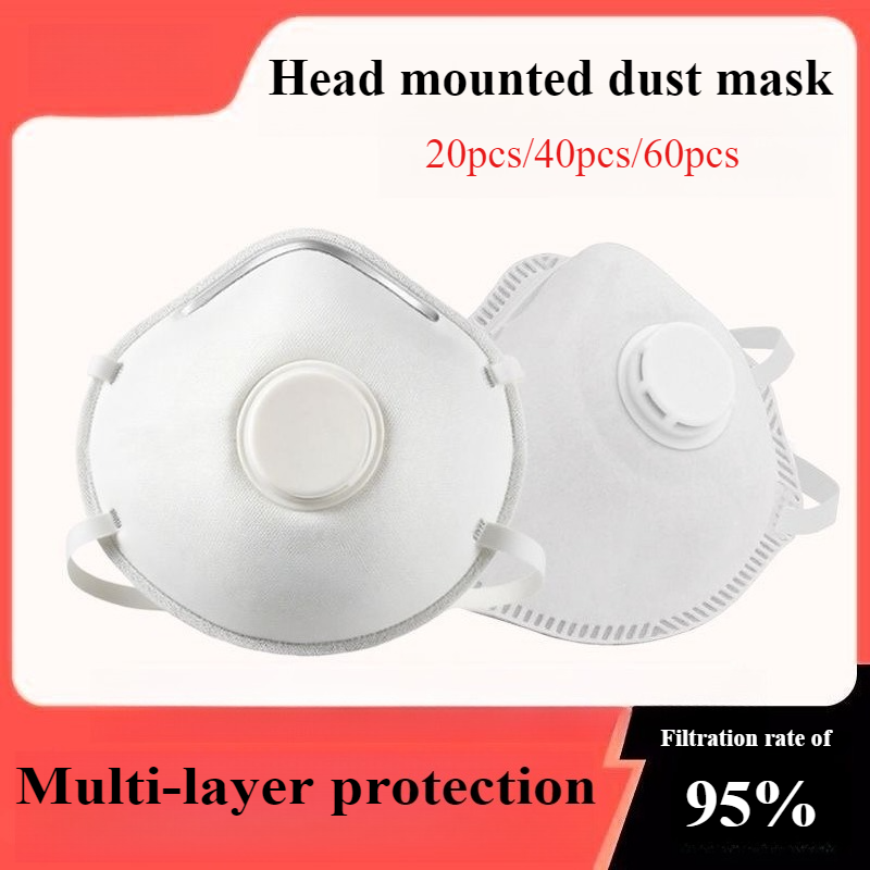 20PCS/40PCS/60PCS Dust Masks V - огляд і ціна Kn95 Respirator Mask