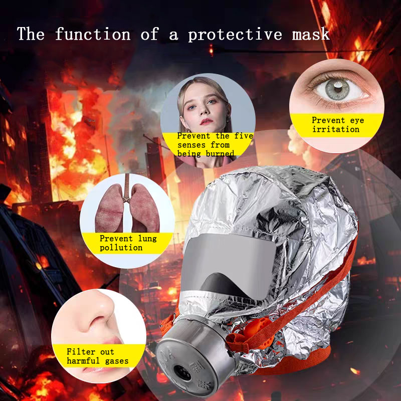 Mask Gas Filtering Self-rescue - огляд і ціна Kn95 Respirator Mask