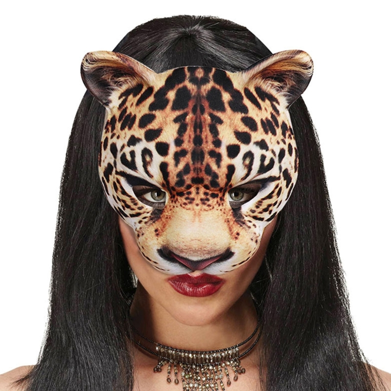 Leopard Mask Party Mask Dress  - огляд і ціна Respirator Half Face