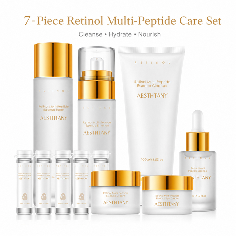 7PCS Retinol Multi-Peptide Ski - огляд і ціна Face Mask Storage Box