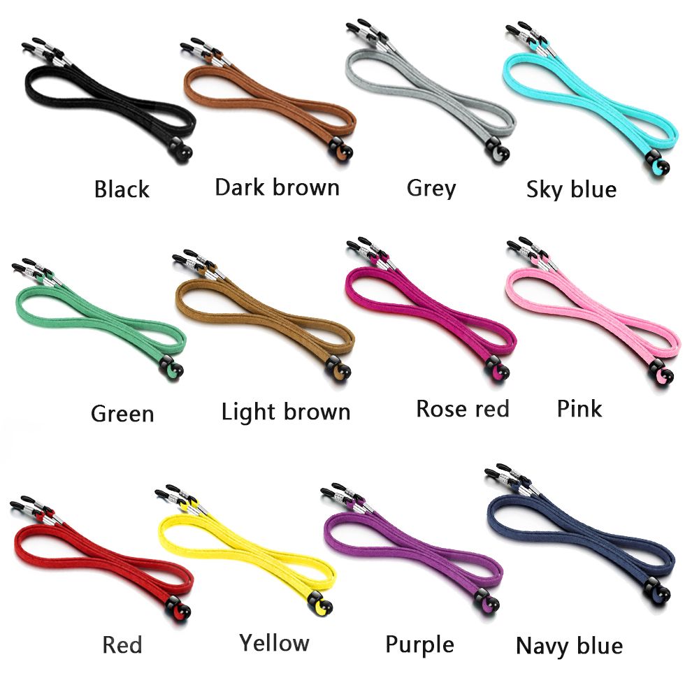 Adjustable Non-slip Leather Fa - огляд і ціна Mask Lanyard Adjustable