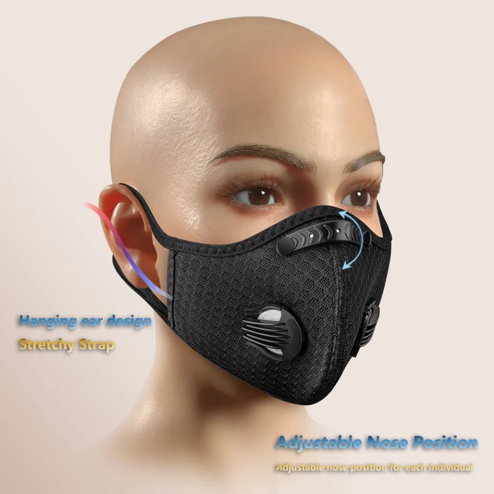 1PCS Cycling Mask With Activat - огляд і ціна Anti Pollution Mask
