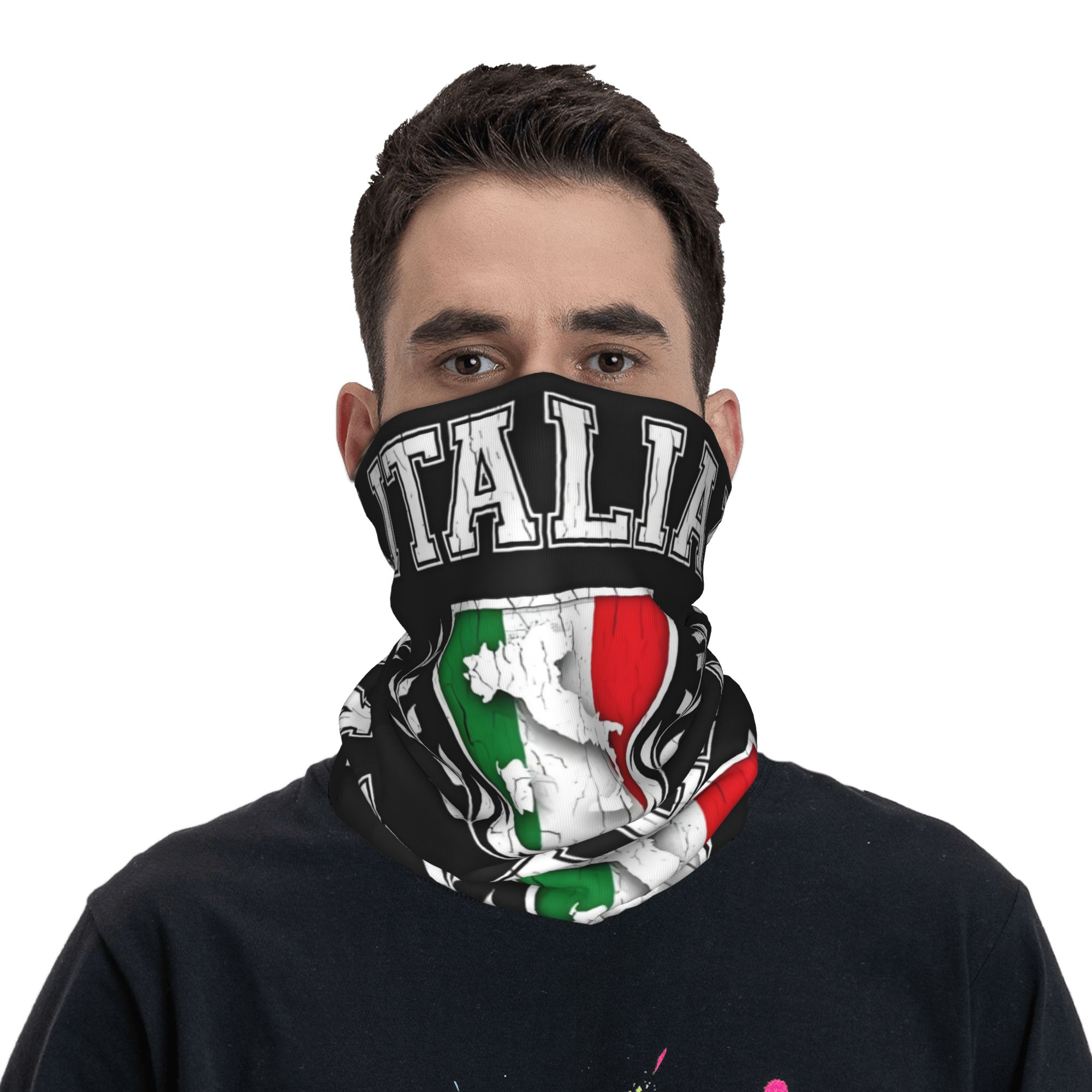Custom Italy Flag Bandana Neck - огляд і ціна Neck Gaiter Face Cover