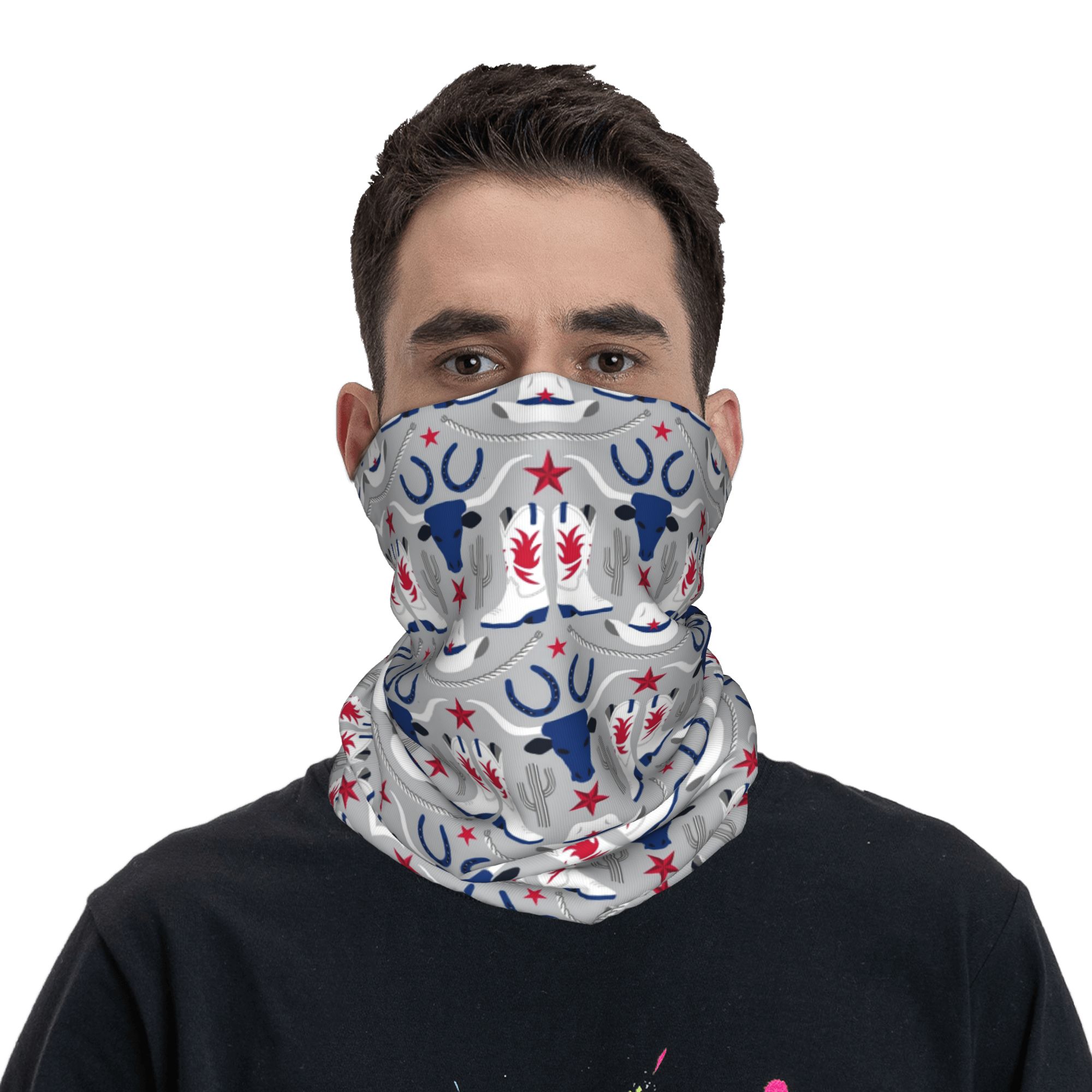 Old Wild West Cowboy Bandana N - огляд і ціна Sports Mask Breathable