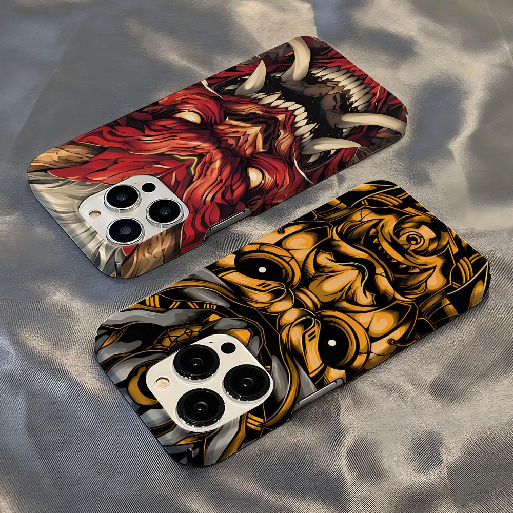 Japanese Samurai Oni Mask Phon - огляд і ціна Mask Case Hard Shell