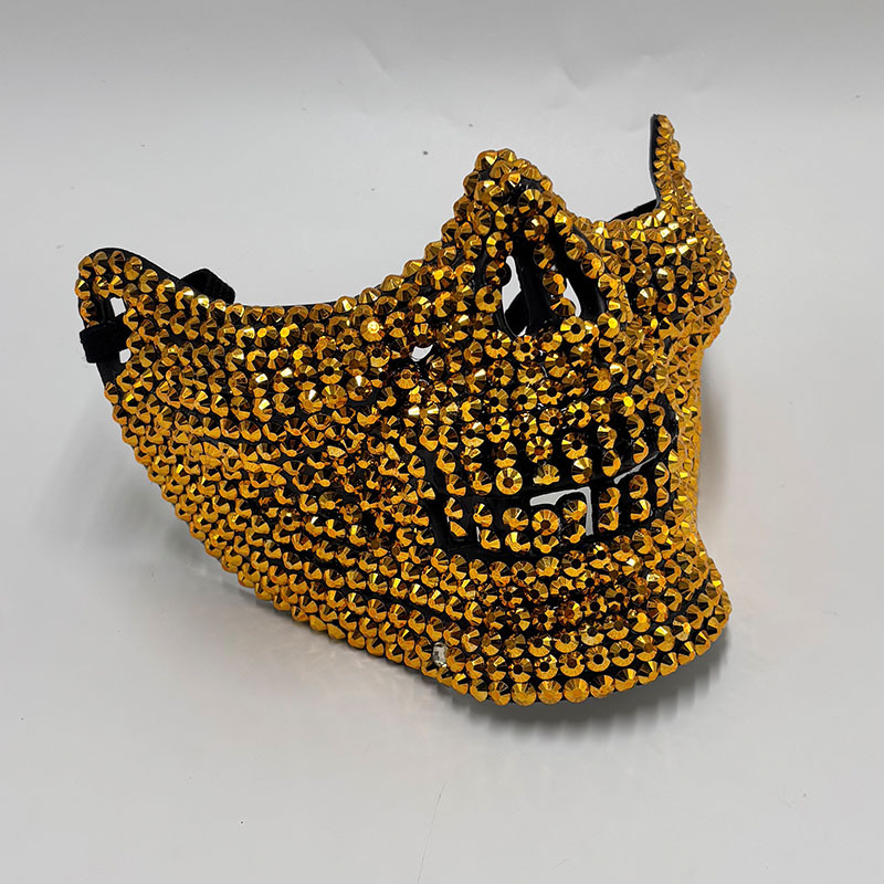 Rhinestone Half Skull Mask for - огляд і ціна Respirator Half Face