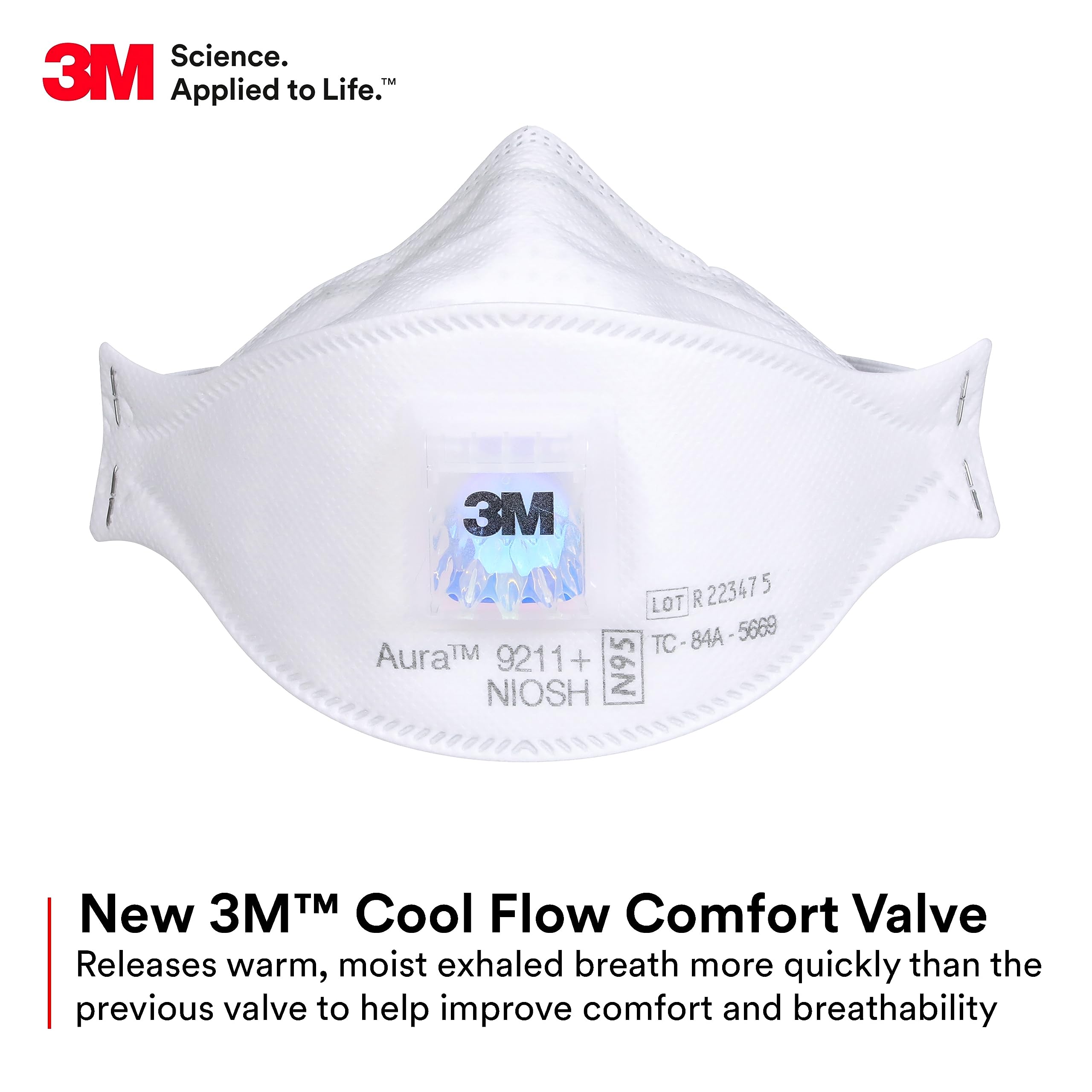 3M Aura 9211+ Particulate Resp - огляд і ціна Kn95 Respirator Mask