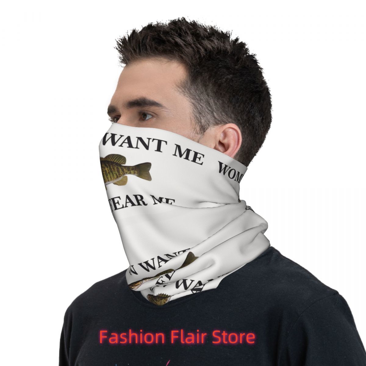 Fish Neck Gaiter Face Scarf Co - огляд і ціна Neck Gaiter Face Cover