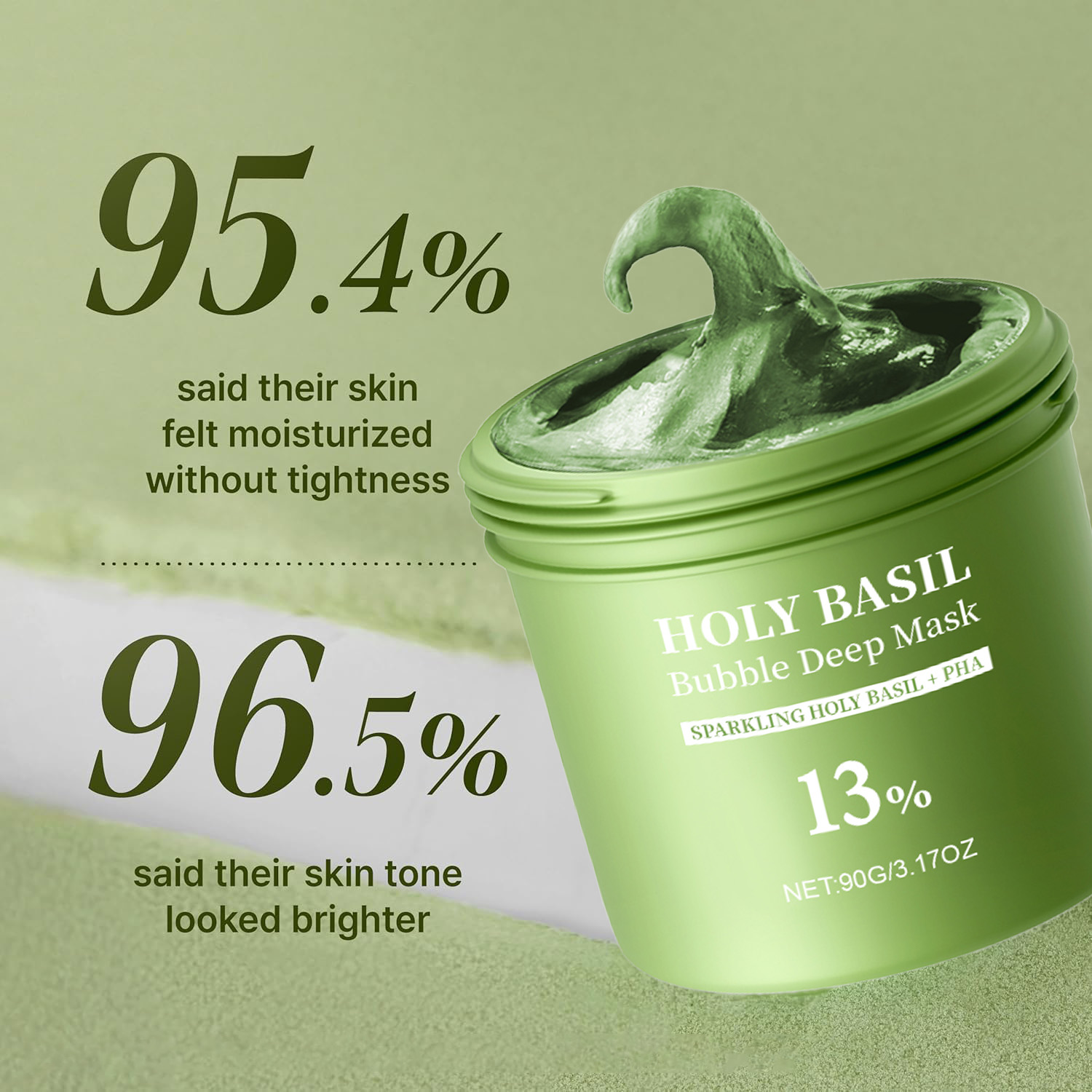 Holy Basil Bubble Deep Mask Cl - огляд і ціна Dust Mask Construction