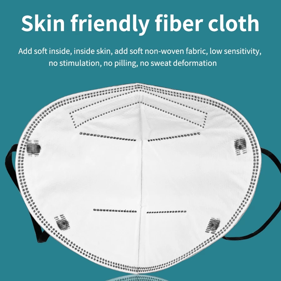 5PCS FFP2 Mask CE Approved Fil - огляд і ціна Anti Pollution Mask