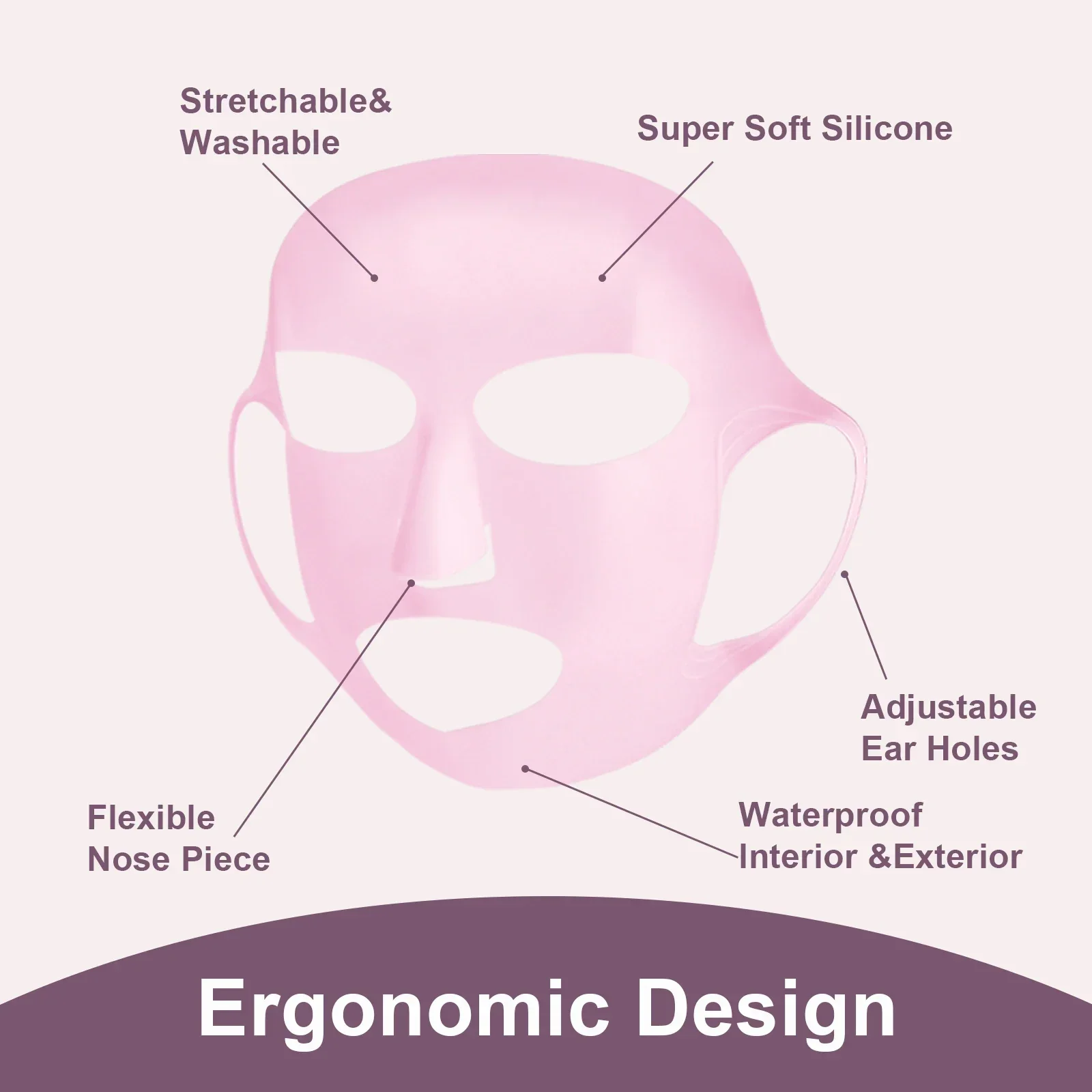 Silicone Facemask Holder Reusa - огляд і ціна Silicone Mask Bracket