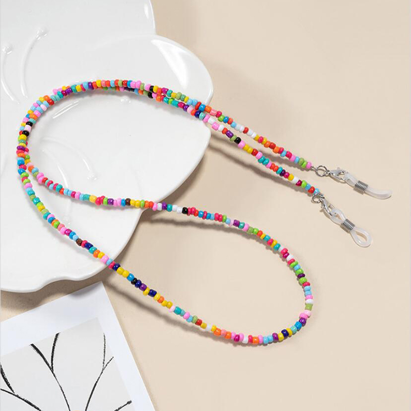 Colorful Rice Bead Glasses Cha - огляд і ціна Mask Chain Holder