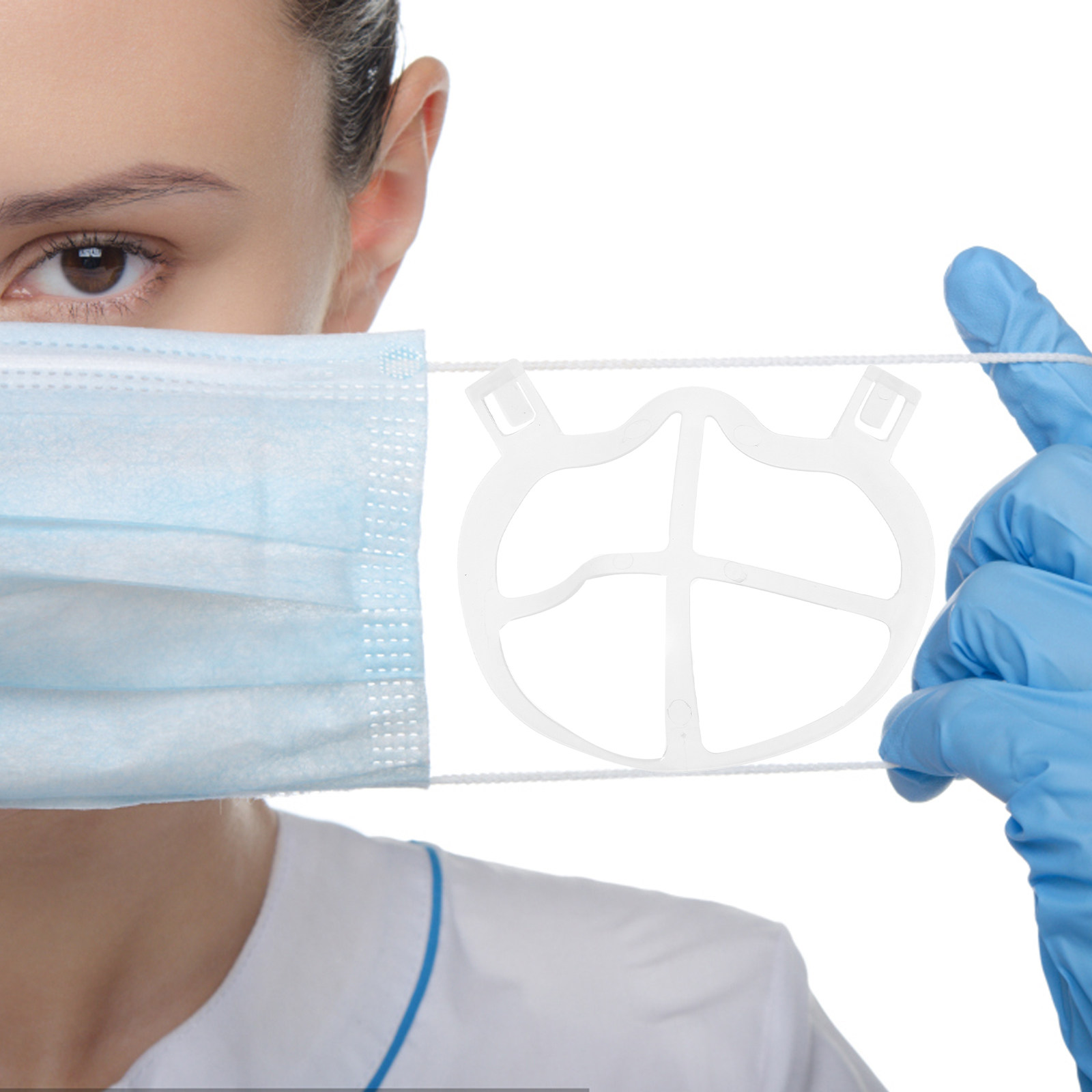 10Pcs Silicone Mask Holder Inn - огляд і ціна Silicone Mask Bracket