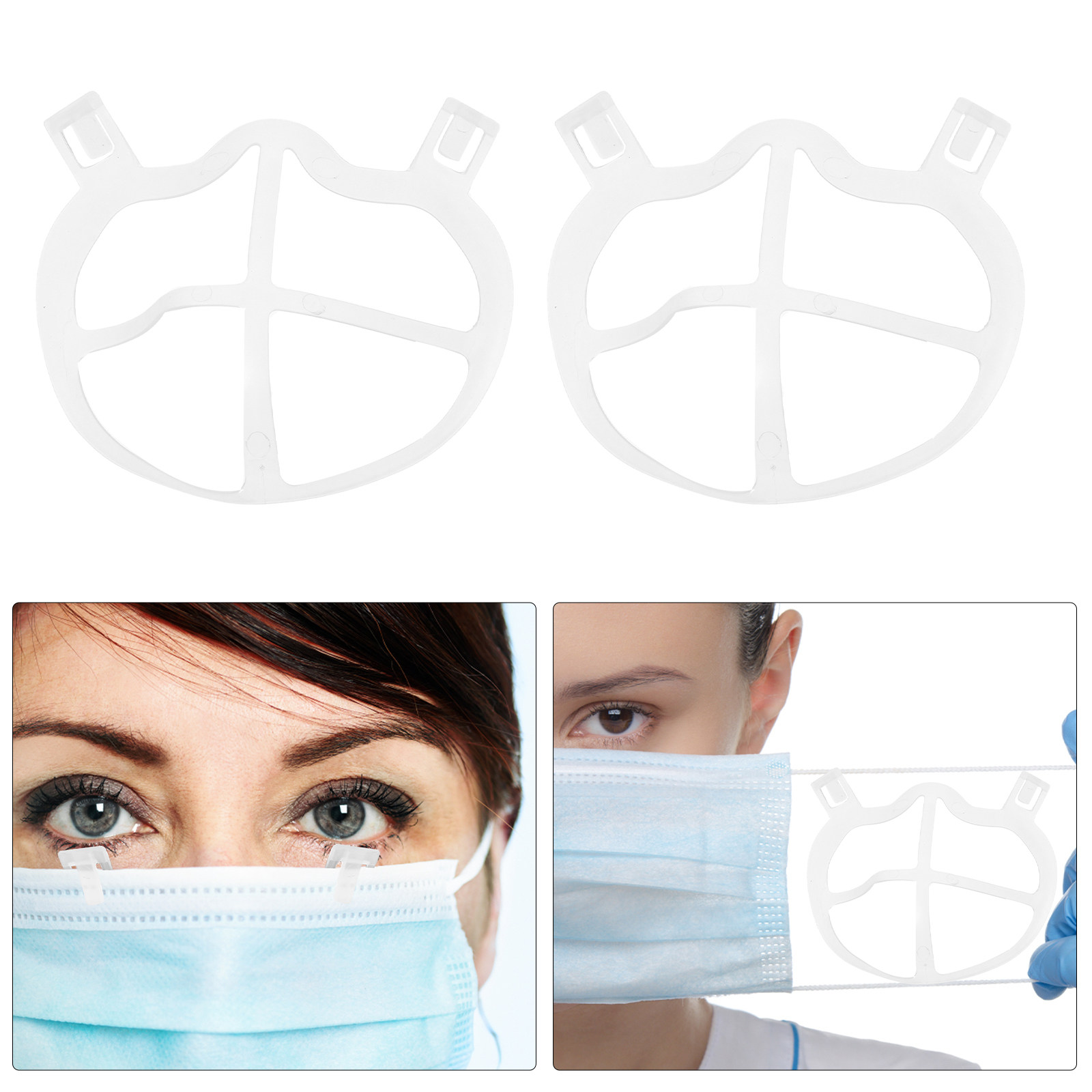 10Pcs Silicone Mask Holder Inn - огляд і ціна Silicone Mask Bracket