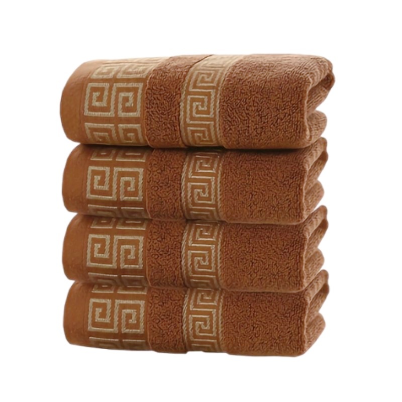 1/4/6pcs Brown Cotton Towels 3 - огляд і ціна Cloth Face Mask Washable