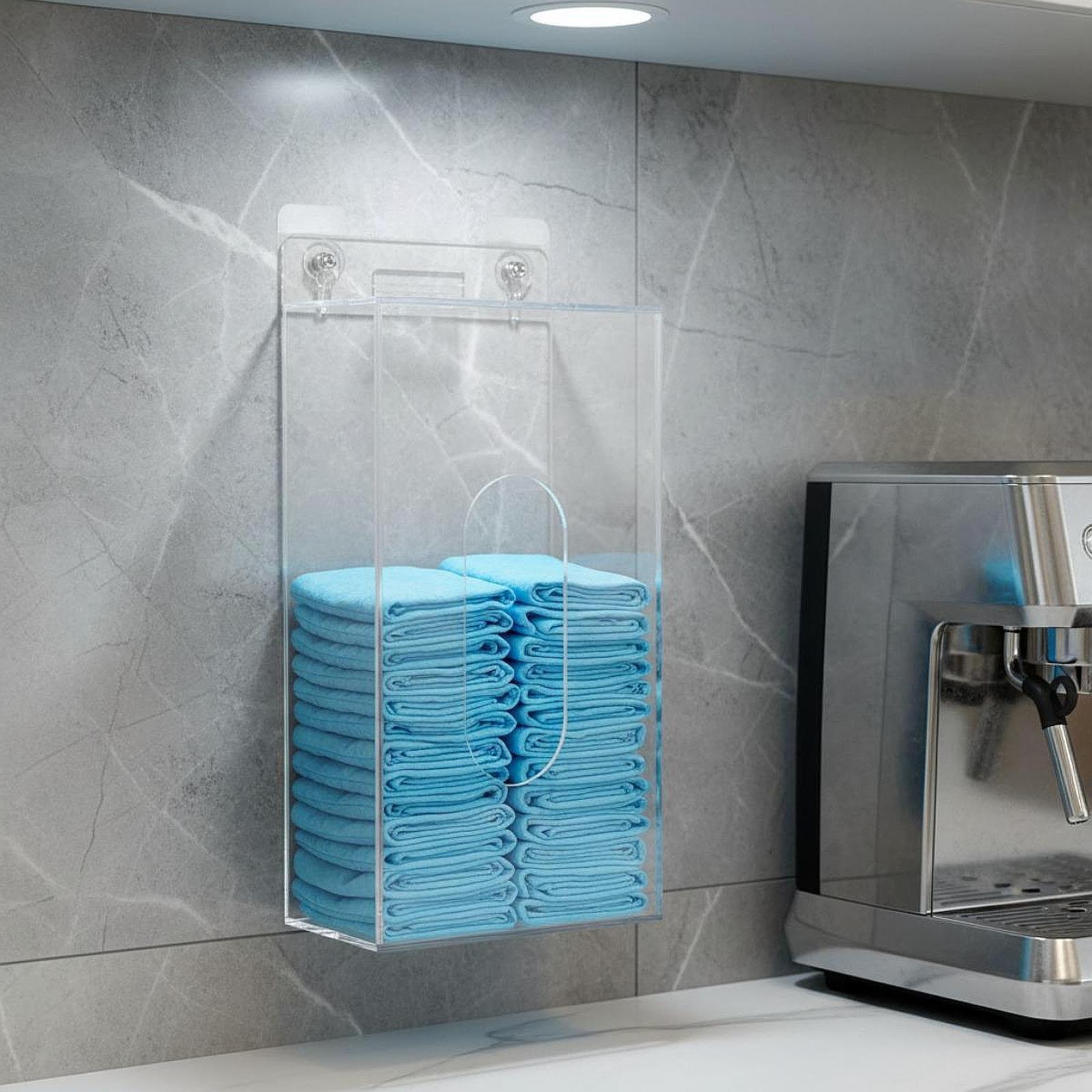 Space Saving Acrylic Glove Box - огляд і ціна Face Mask Storage Box
