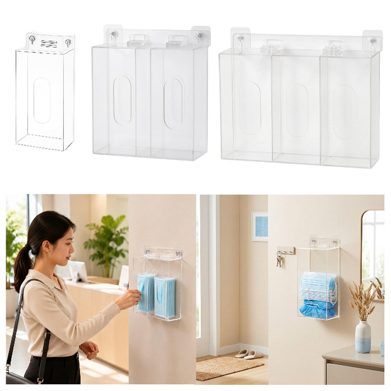 Space Saving Acrylic Glove Box - огляд і ціна Face Mask Storage Box