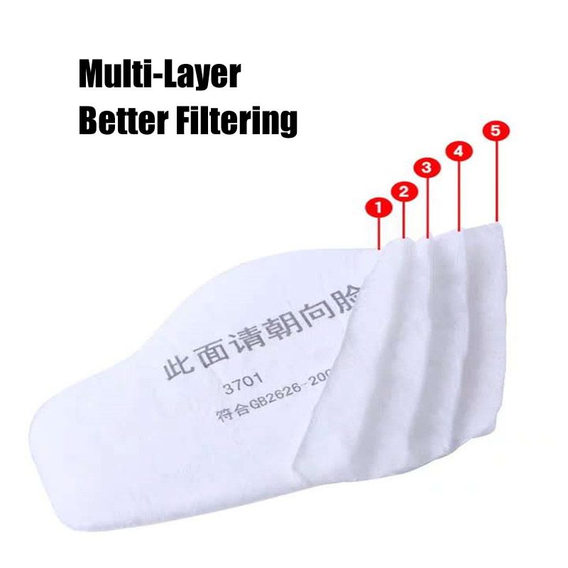 3701 Particle Cotton Filter Fo - огляд і ціна Dust Mask Construction